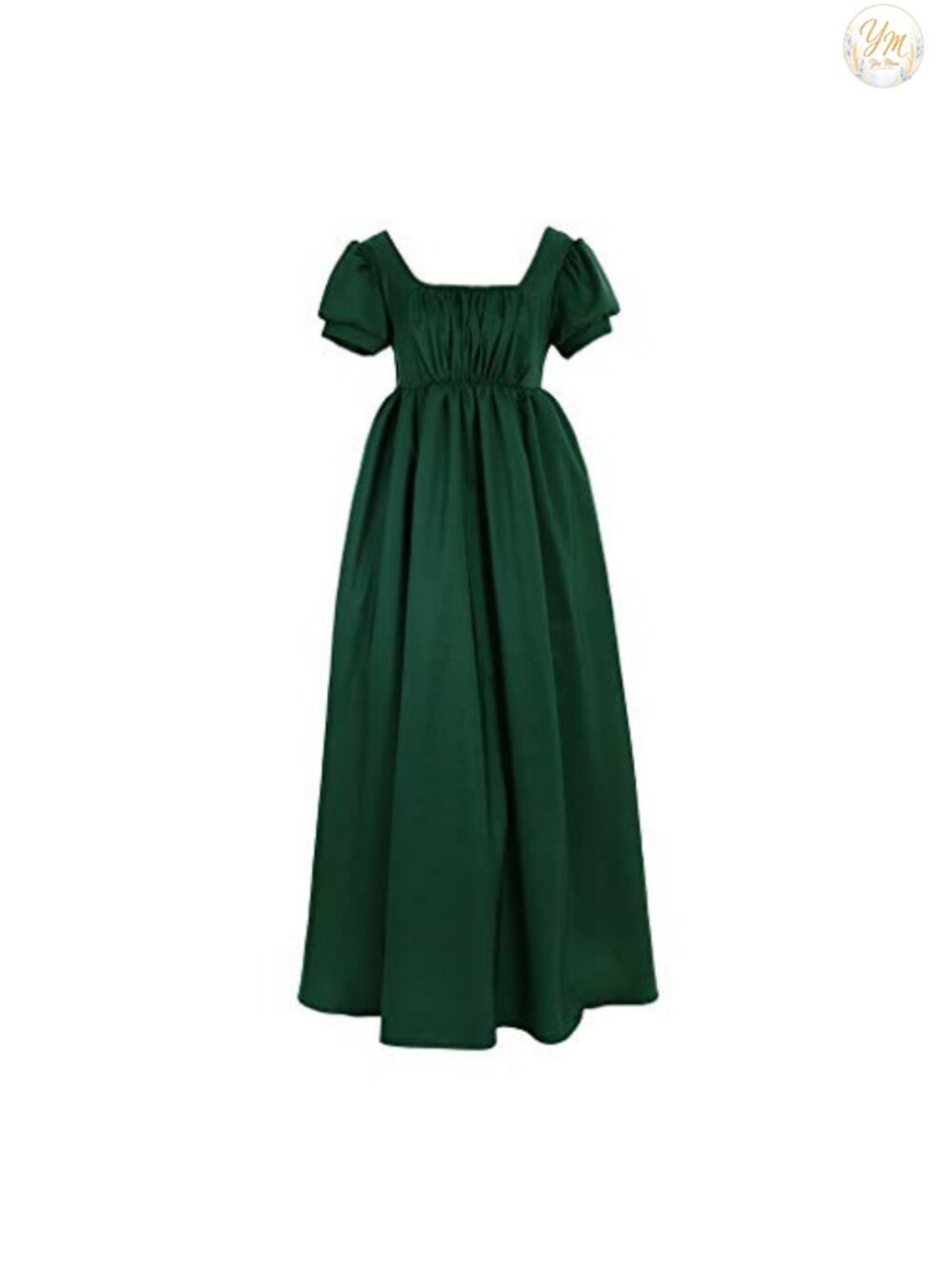 Vintage Ball Dress Medieval Renaissance Tea Gown Satin A-Line
